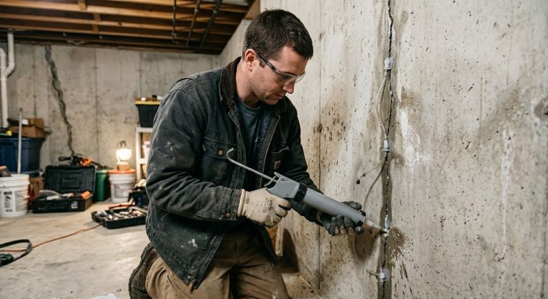 Basement Crack Repair in Fort Washington, MD