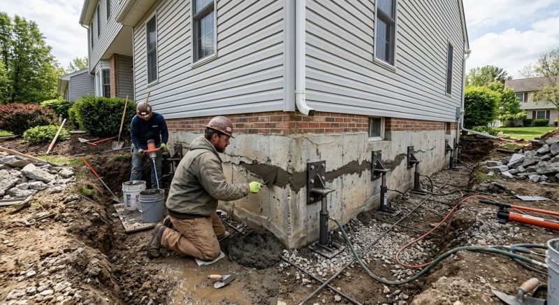 Basement Foundation Repair in Fairfax, VA