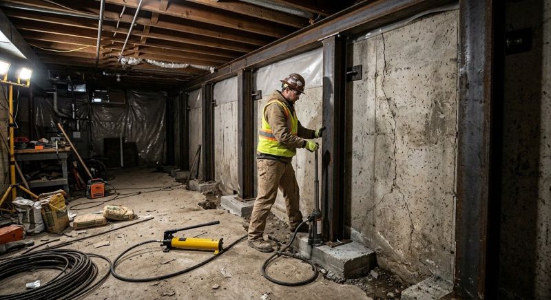 Basement Stabilization in Fort Washington, MD