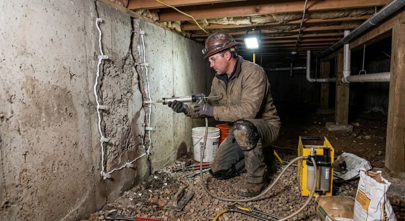 Concrete Foundation Repair in Takoma Park, MD