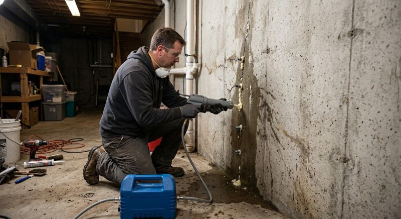 Cracked Foundation Repair in Burke, VA