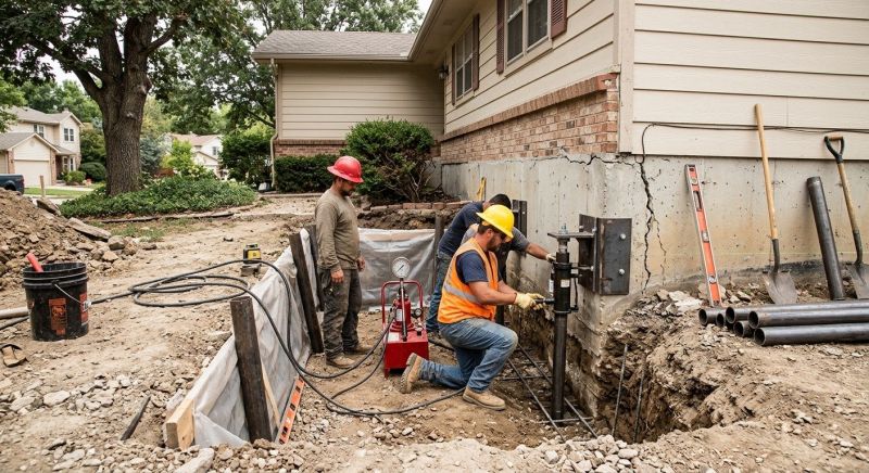 Cracked Foundation Repair in Cabin John, MD