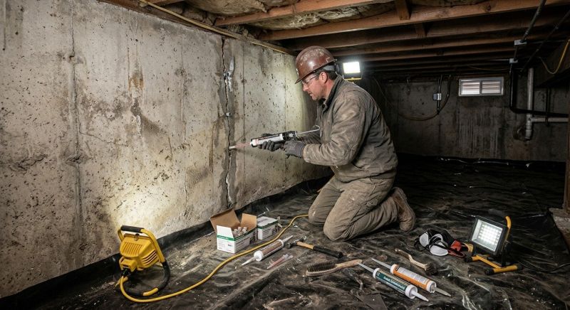 Cracked Foundation Repair in Crofton, MD