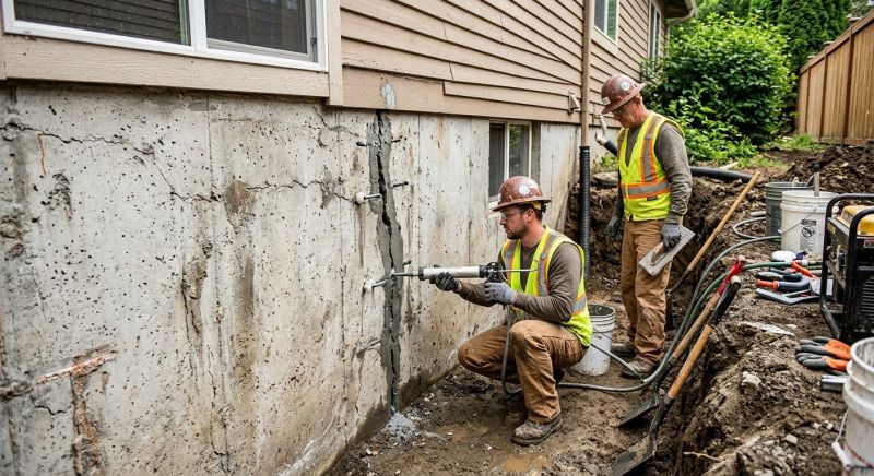 Cracked Foundation Repair in Mc Lean, VA