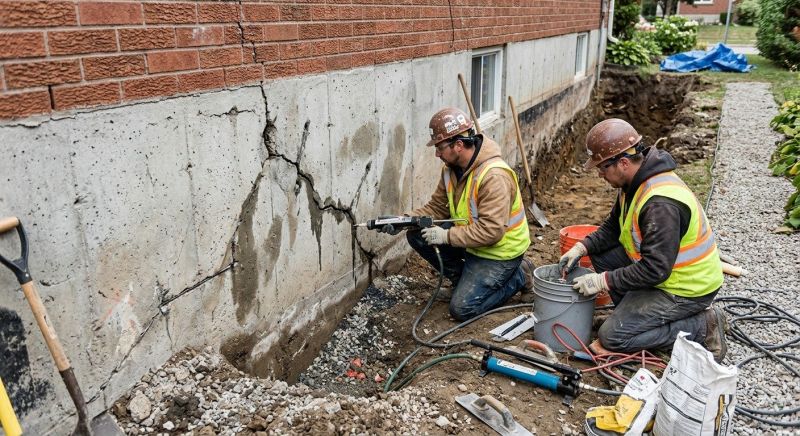 Cracked Foundation Repair in Oxon Hill, MD