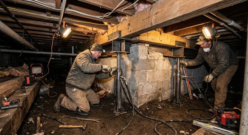 Crawlspace Foundation Repair in Burke, VA