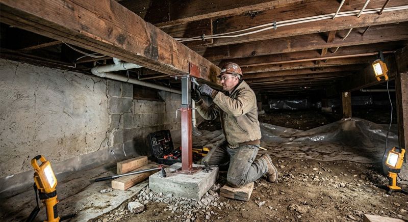 Crawlspace Foundation Repair in Fairfax County, VA