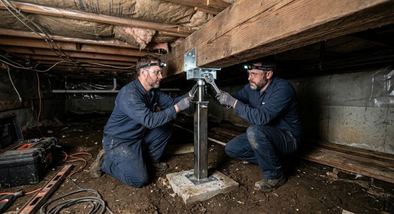 Crawlspace Foundation Repair in Falls Church, VA