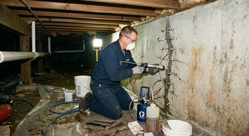 Crawlspace Foundation Repair in Falls Church, VA