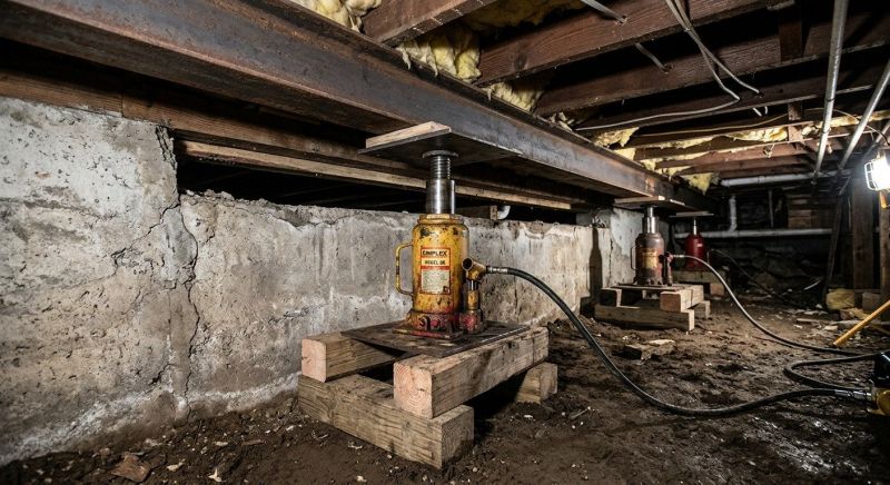 Foundation Jacking in Annandale, VA