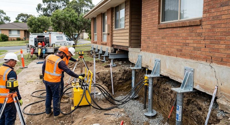 Foundation Jacking in Chesapeake Beach, MD