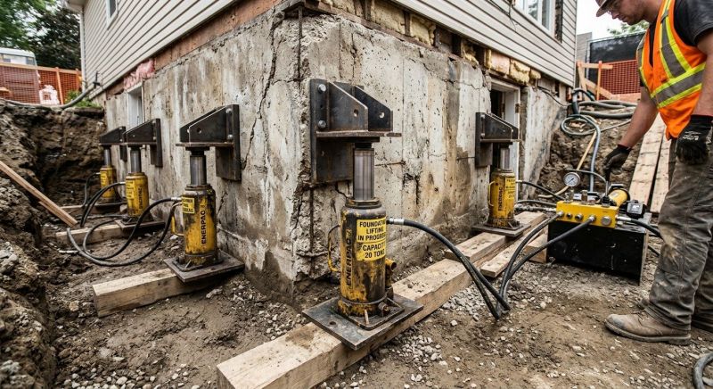 Foundation Jacking in Fairfax, VA