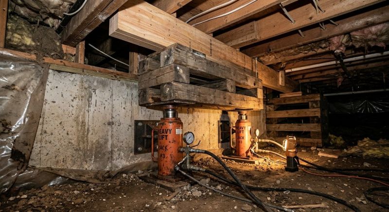 Foundation Jacking in Great Falls, VA