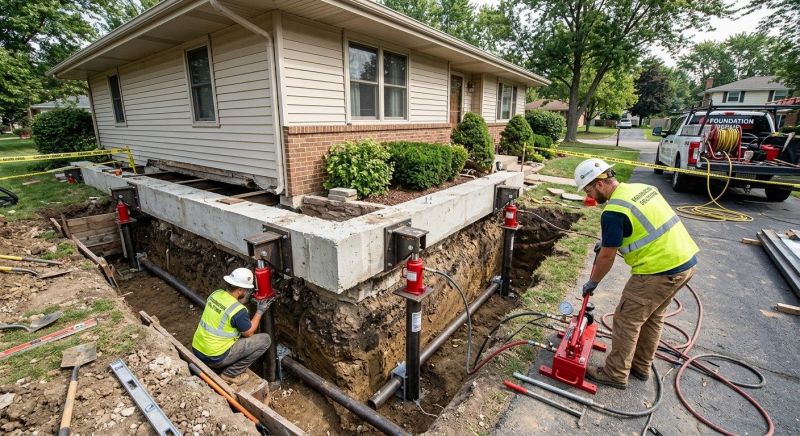 Foundation Jacking in Springfield, VA