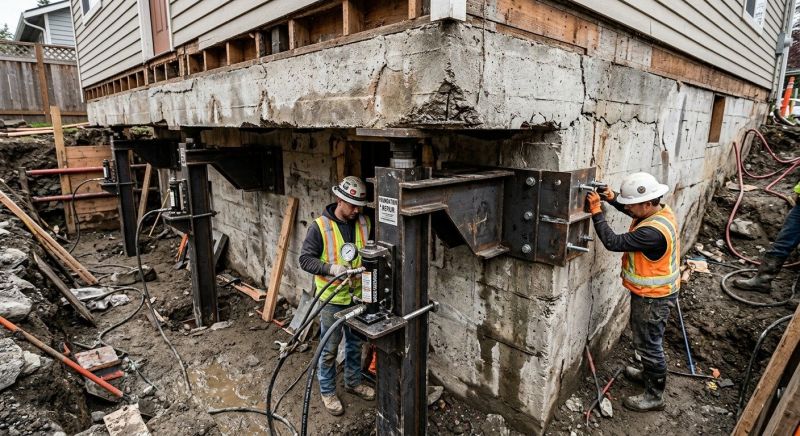 Foundation Lifting in Oakton, VA