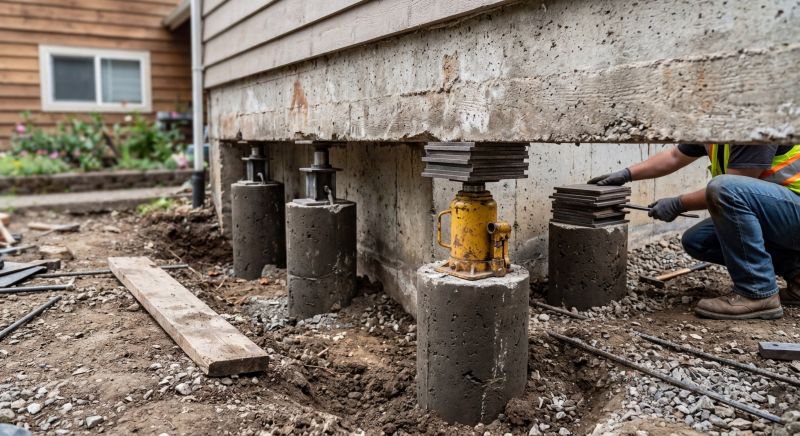 Foundation Pier Leveling in Fort Washington, MD