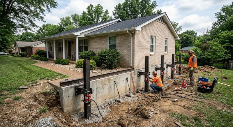 Foundation Pier Leveling in Fort Washington, MD