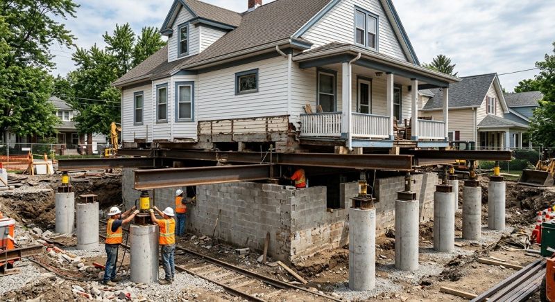 Foundation Raising in Chesapeake Beach, MD