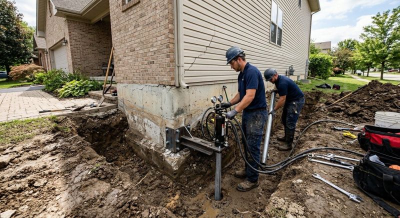 Foundation Settlement Repair in Fort Washington, MD
