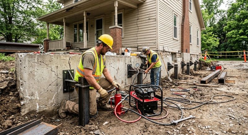 Foundation Stabilizing in Fairfax, VA