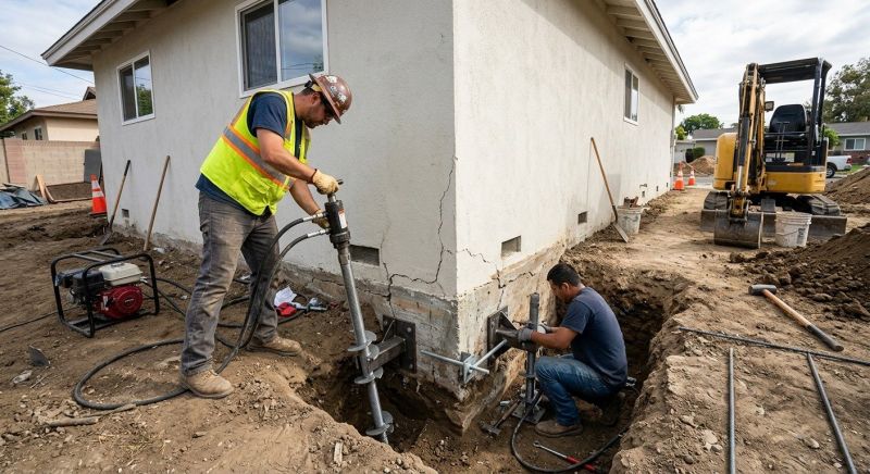 Foundation Stabilizing in Fairfax, VA
