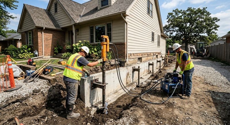 Foundation Stabilizing in Springfield, VA