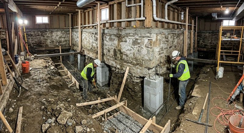 Foundation Underpinning in Fort Washington, MD