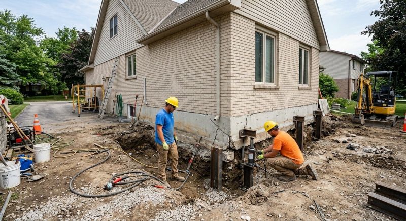 Helical Piers Installation in Fort Washington, MD
