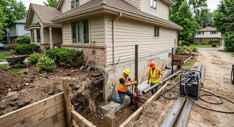 House Foundation Repair in Falls Church, VA