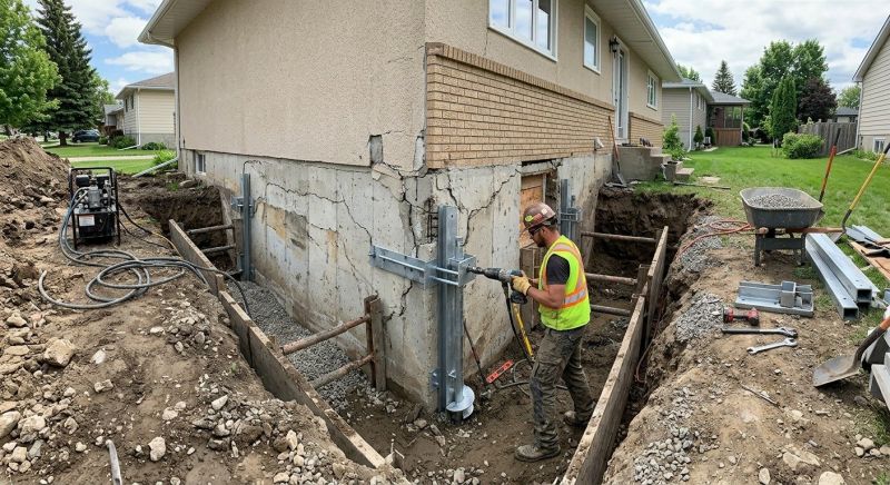House Foundation Repair in Falls Church, VA