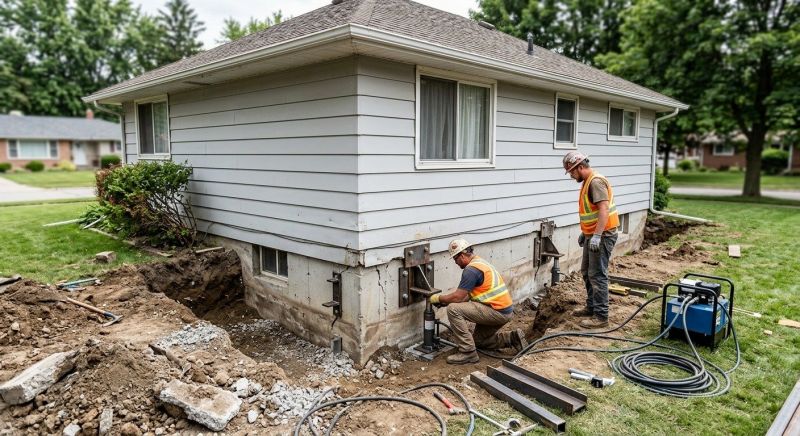 House Foundation Repair in Prince William County, VA