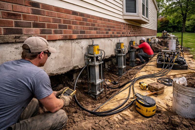 Settling Foundation Service in Fairfax, VA
