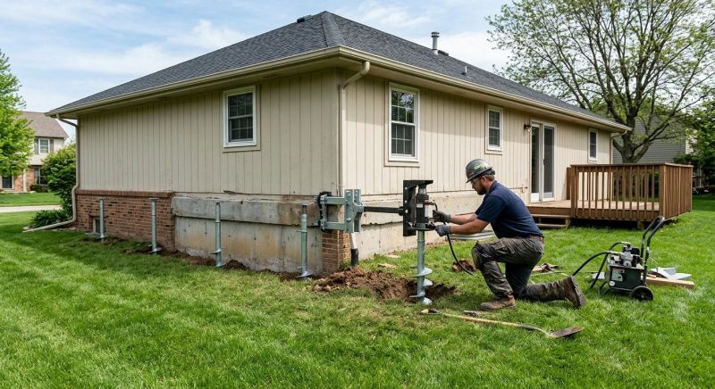 Settling Foundation Service in Triangle, VA