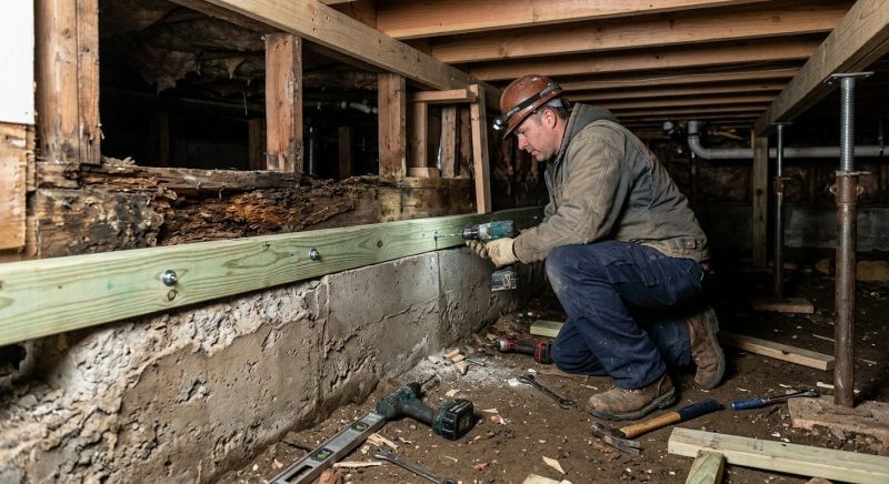 Sinking Foundation Repair in Hyattsville, MD