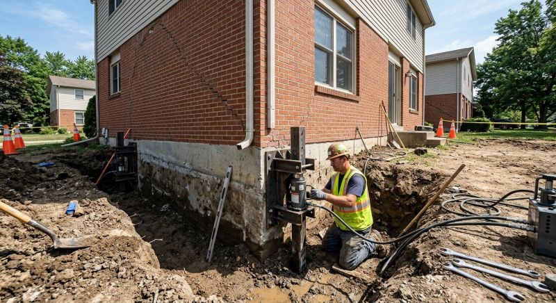 Sinking Foundation Repair in Mc Lean, VA
