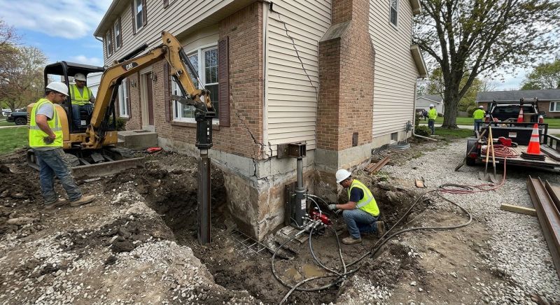 Sinking Foundation Repair in Springfield, VA