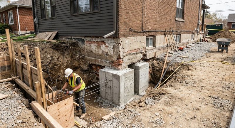 Structural Underpinning in Fort Washington, MD