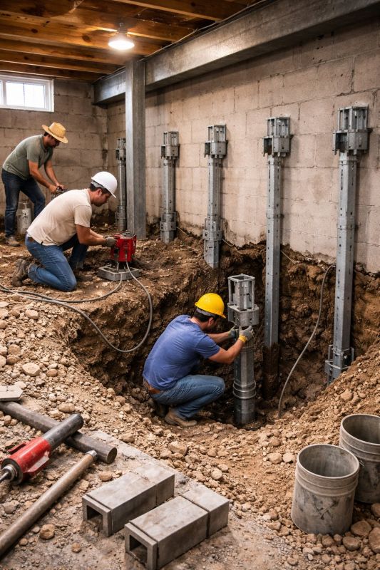 Structural Underpinning in Fort Washington, MD