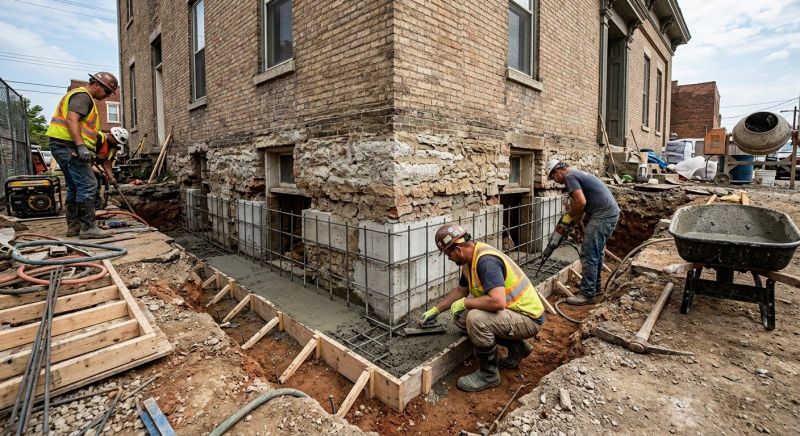 Structural Underpinning in Fort Washington, MD